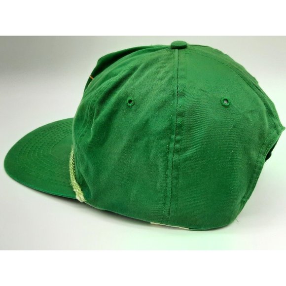 Vintage John Deere Snapback Hat Green Adjustable. "Nothing Runs Like A Deere" - Picture 6 of 9